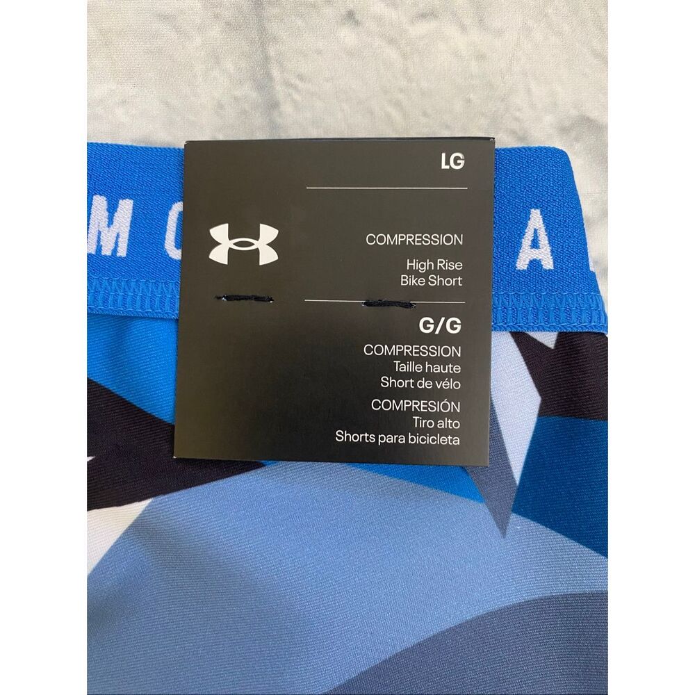 Under Armour women L compression high rise bike shorts multi color - Picture 5 of 7